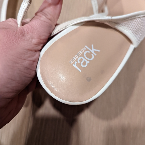 Elegant White Slingback Heels - Picture 3 of 12